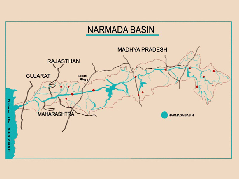 The dinosaur trail along the Narmada river (Courtesy: HarperCollins Children’s Books)
