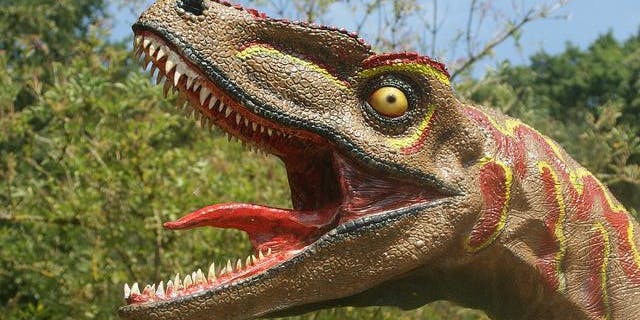 An inaccurate reconstruction of a dinosaur.