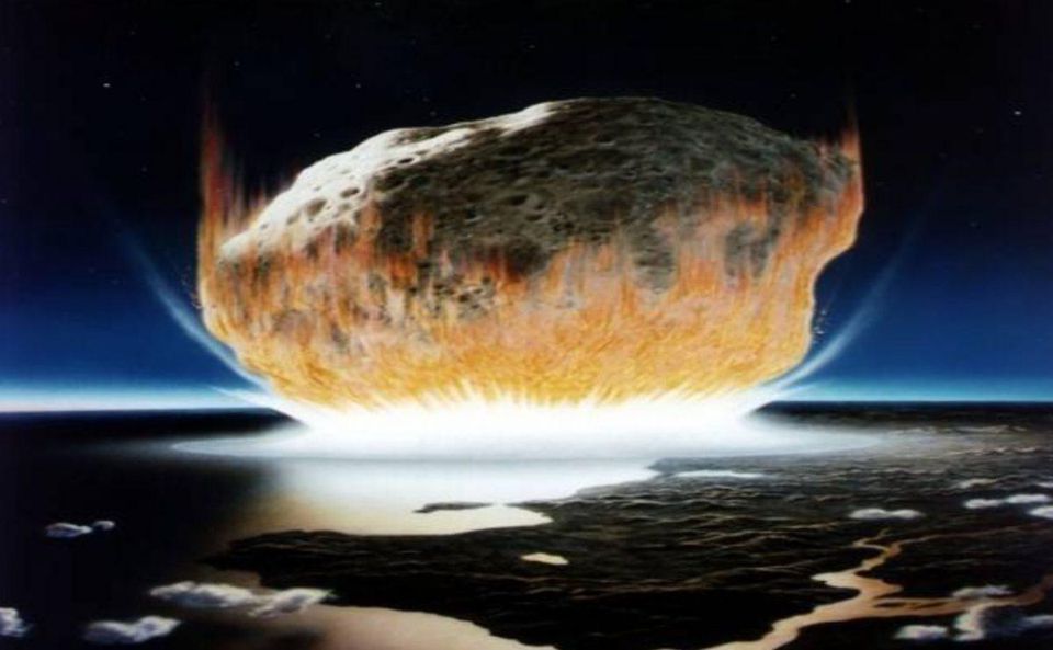 Illustration of a major asteroid impact. WIKIPEDIA