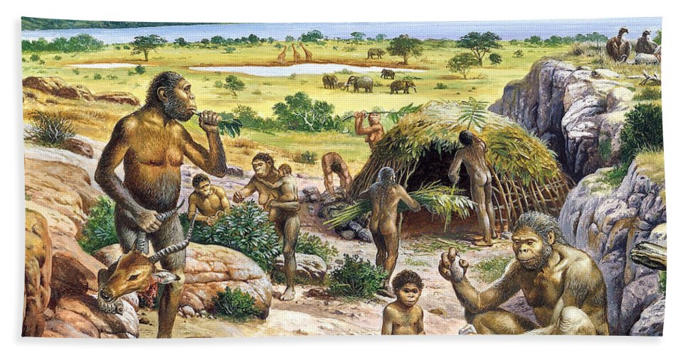 Quaternary Period Landscape Beach Towel featuring the photograph Quaternary Period Landscape by Publiphoto